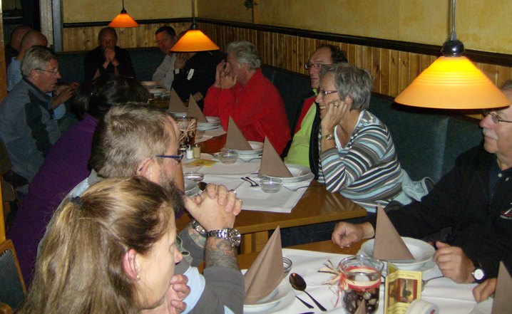 Reichlich Gesprchsstoff nach solch einem Tag